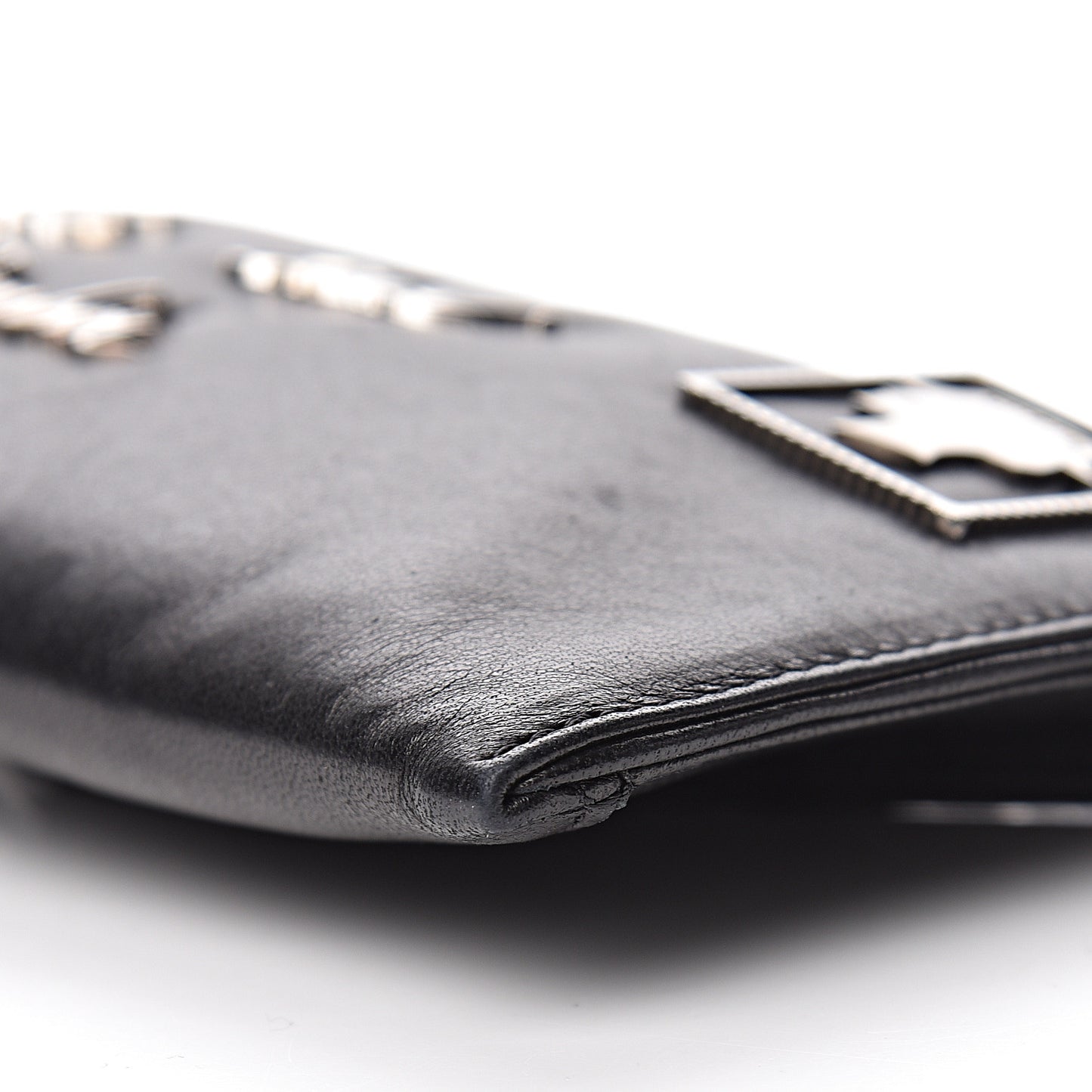 Lambskin Envelope 31 Rue Cambon Chain Clutch Black