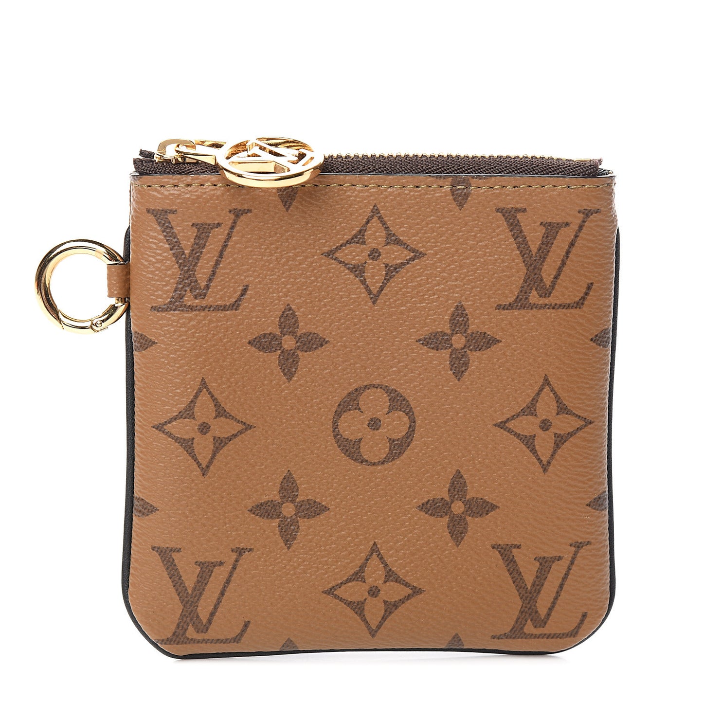 Reverse Monogram Trio Square Pouch