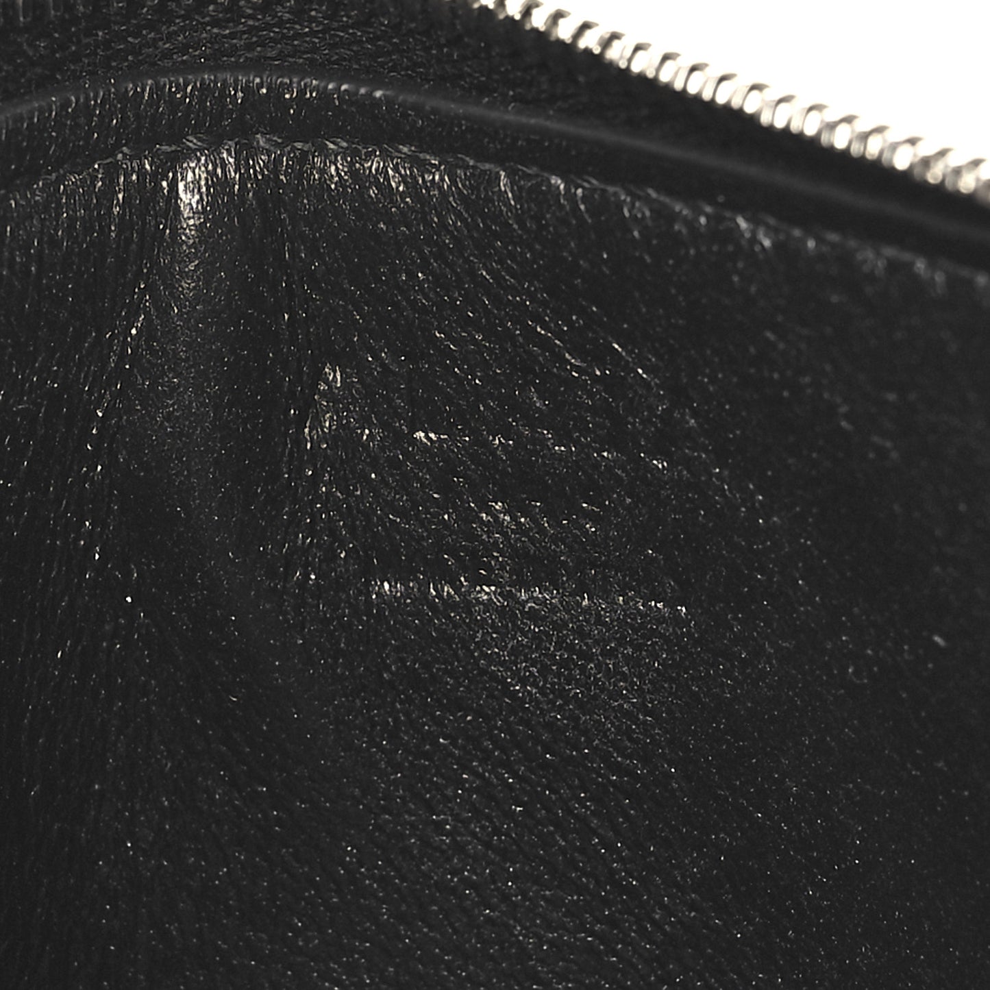Net Patent Calfskin One Piece Demi Lune Black