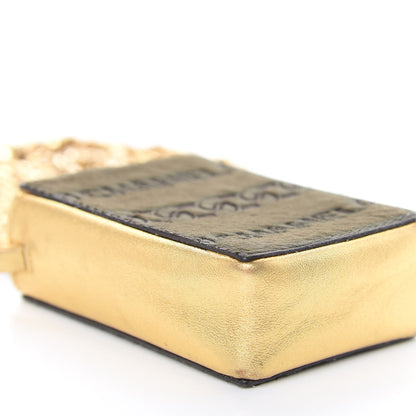Chanel Lambskin Pony Hair Cigarette Case Green 8 of 10