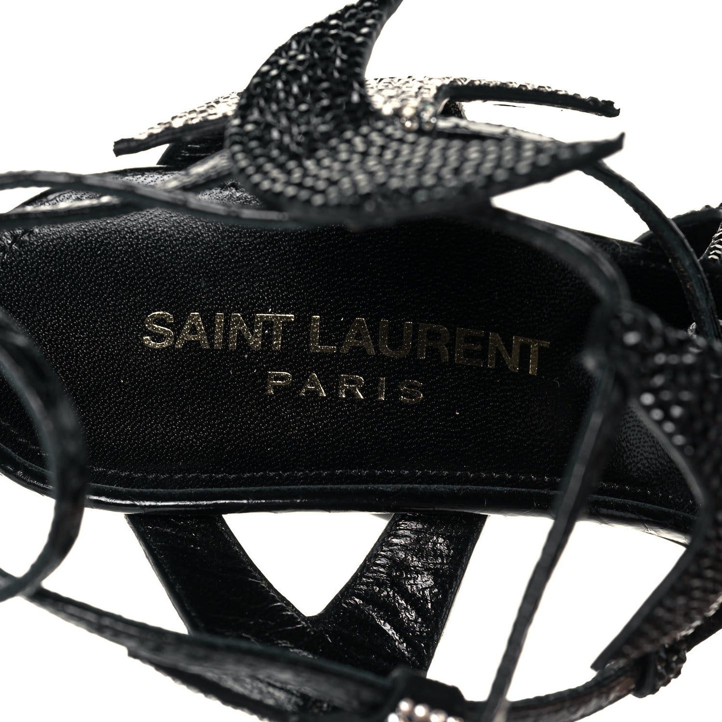 Ayers Stardust Strap 105 Sandals 35.5 Black