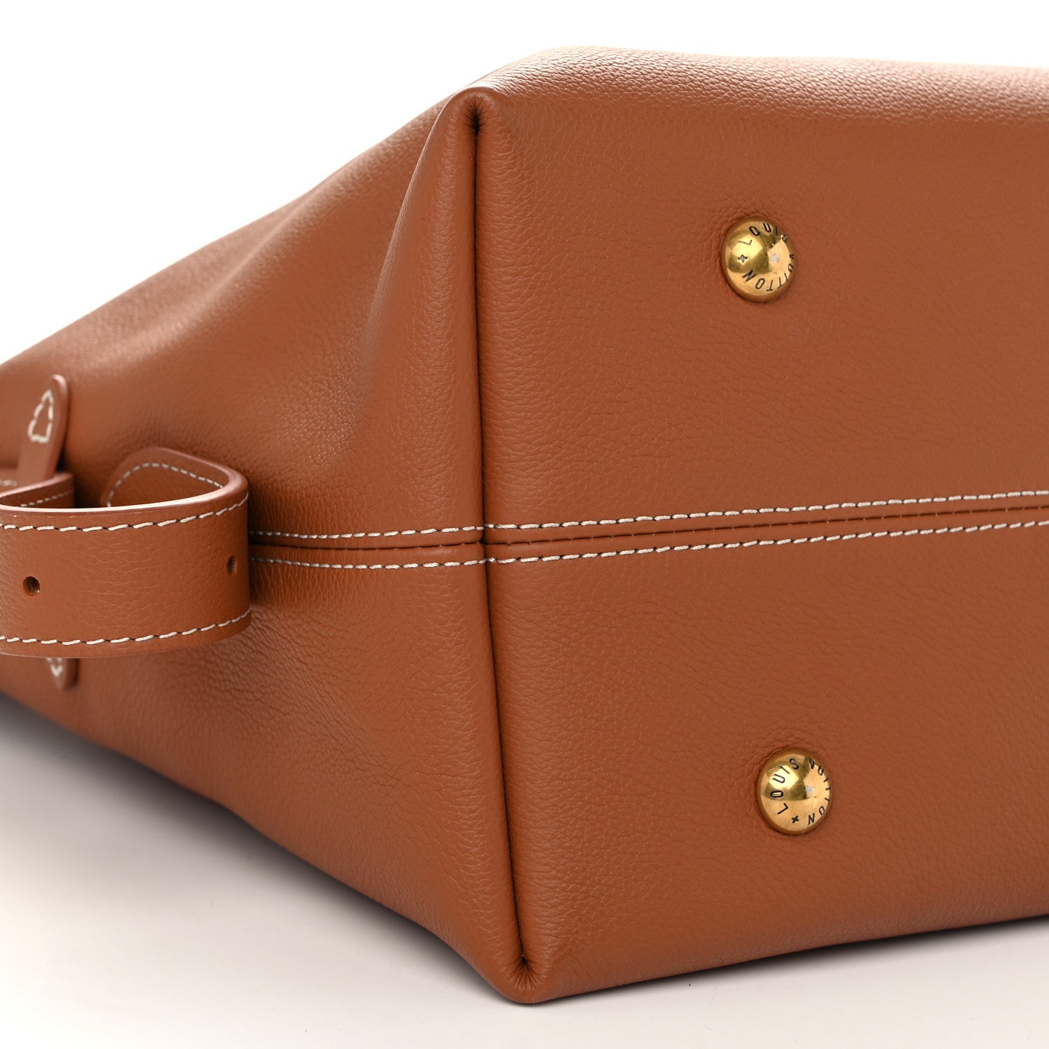Louis Vuitton Grained Calfskin Low Key Hobo MM Cognac 9 of 10