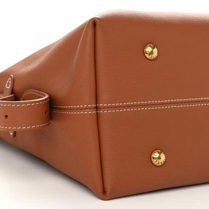 Louis Vuitton Grained Calfskin Low Key Hobo MM Cognac 9 of 10