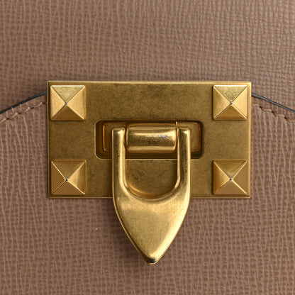 Valentino Garavani Vitello Small Rockstud Alcove Top-Handle Bag Rose Cannelle 12 of 14