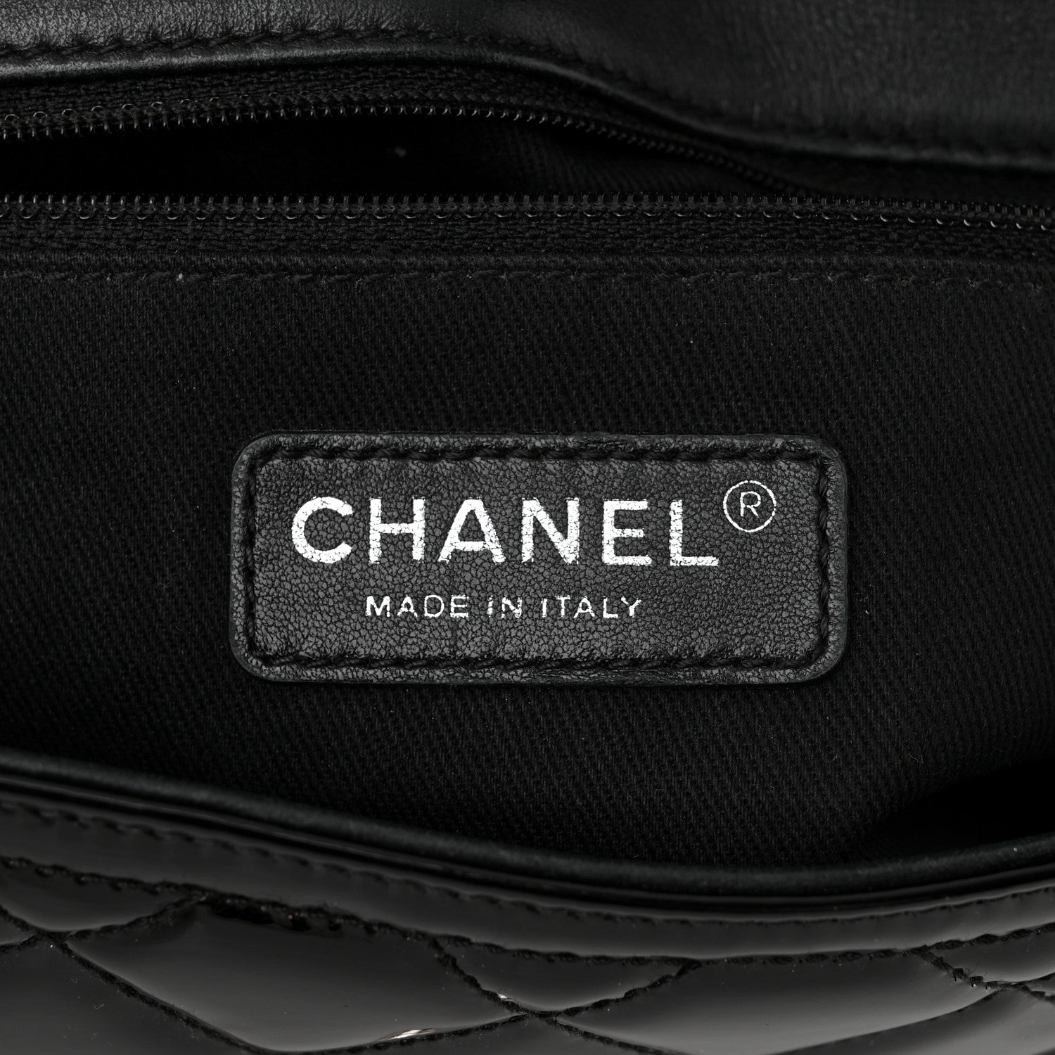 Chanel Patent Quilted Large Coco Shine Flap Black 6 of 10