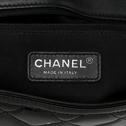 Chanel Patent Quilted Large Coco Shine Flap Black 6 of 10
