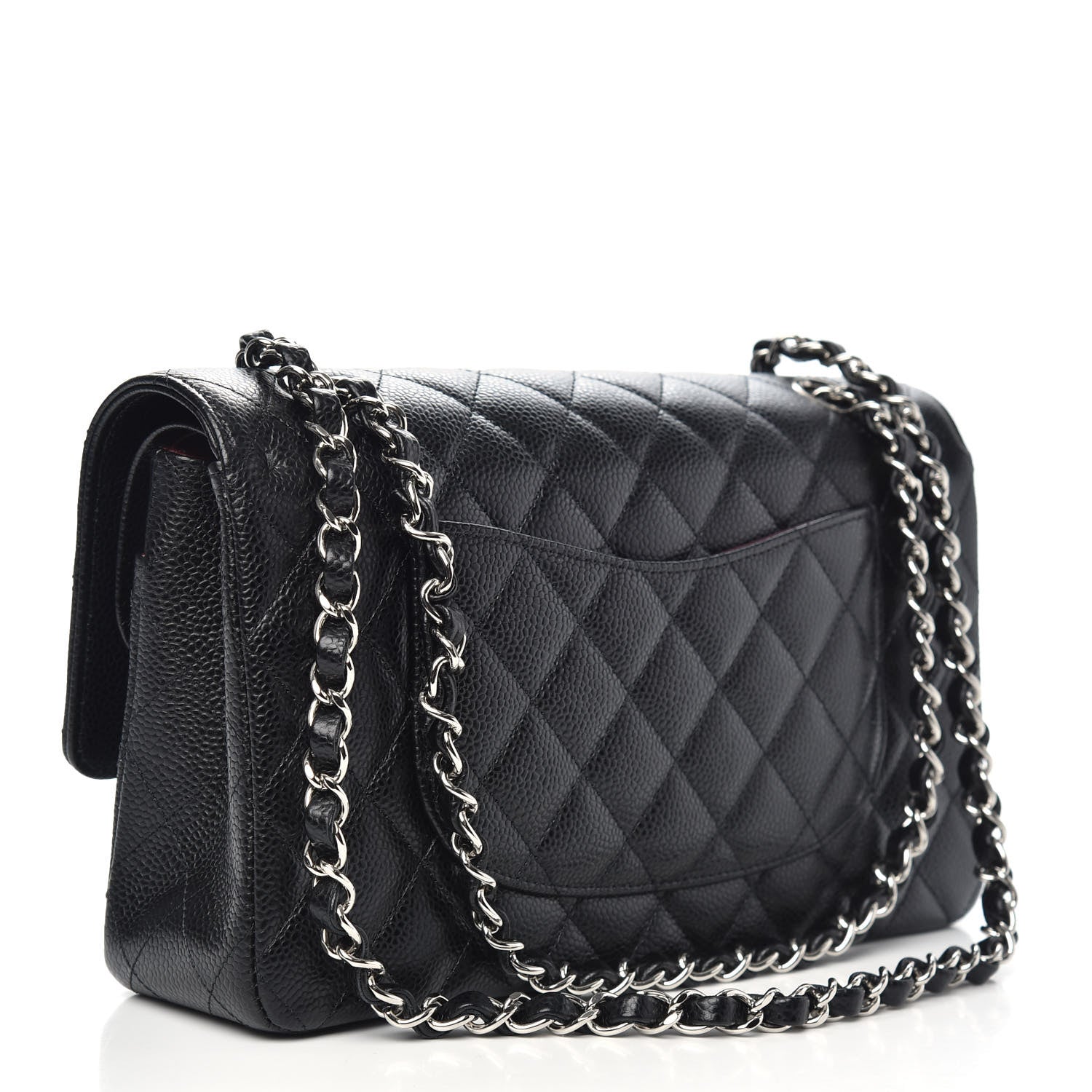 Chanel Caviar Quilted Medium Double Flap Black 3 of 11