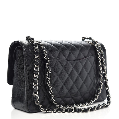 Chanel Caviar Quilted Medium Double Flap Black 3 of 11