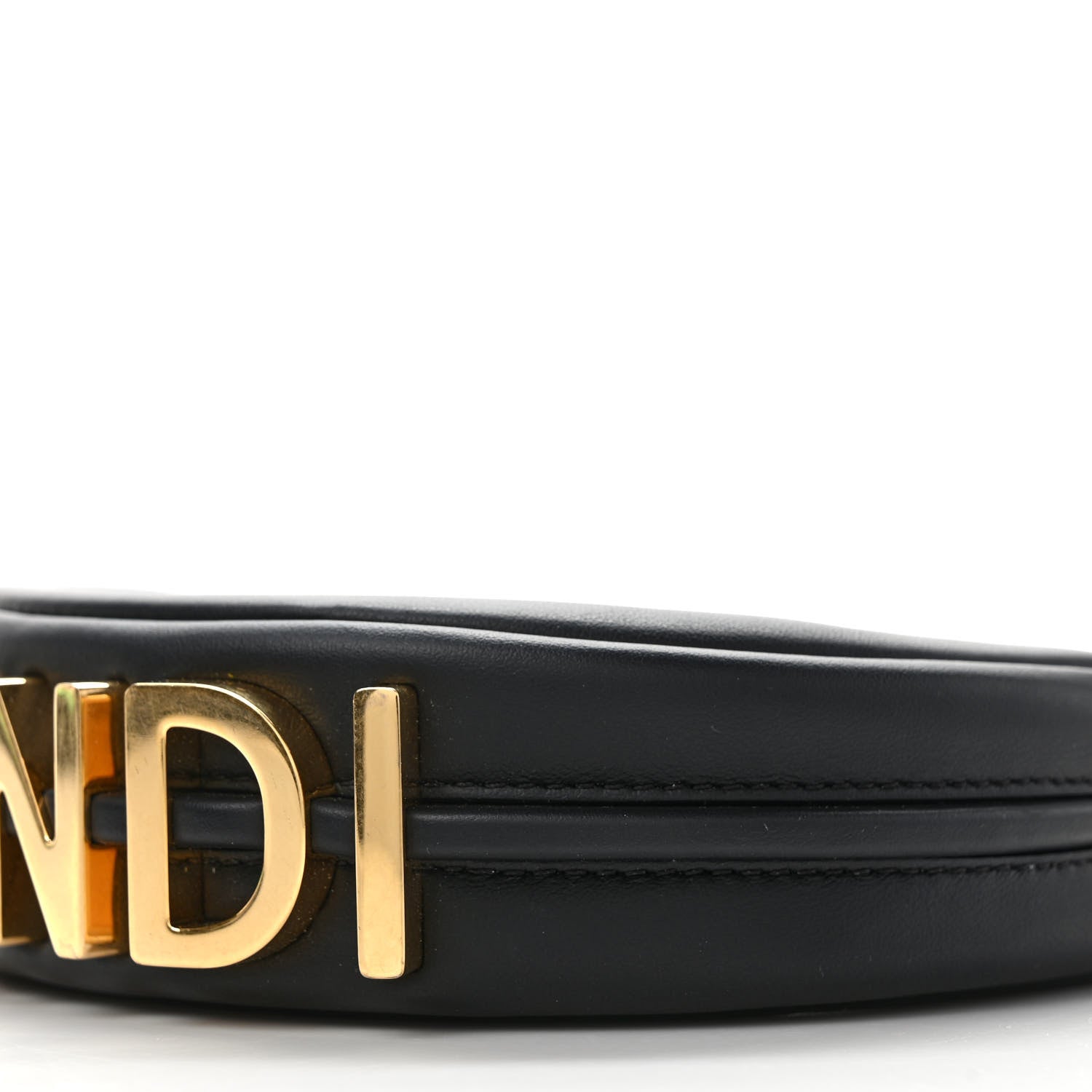 Fendi Vitello Grace Matte Nano Fendigraphy Hobo Charm Black 10 of 11