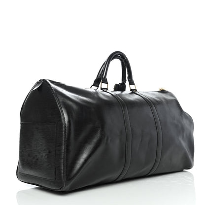 Louis Vuitton Epi Keepall 55 Black 2 of 4
