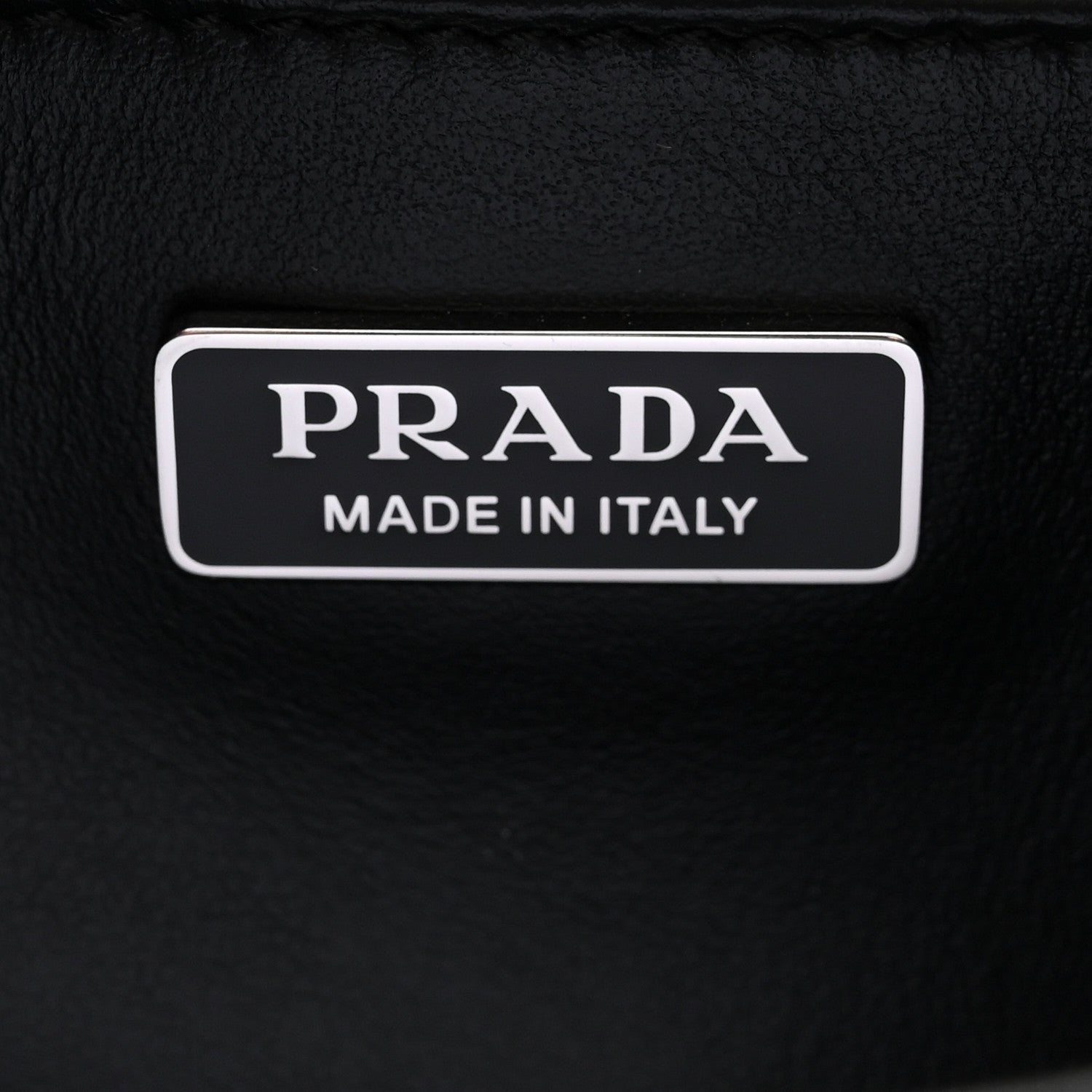 Prada Spazzolato Cleo Shoulder Bag Black 6 of 9