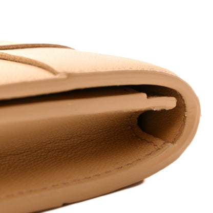 Bottega Veneta Nappa Maxi Intrecciato Card Holder Wallet Almond 7 of 9