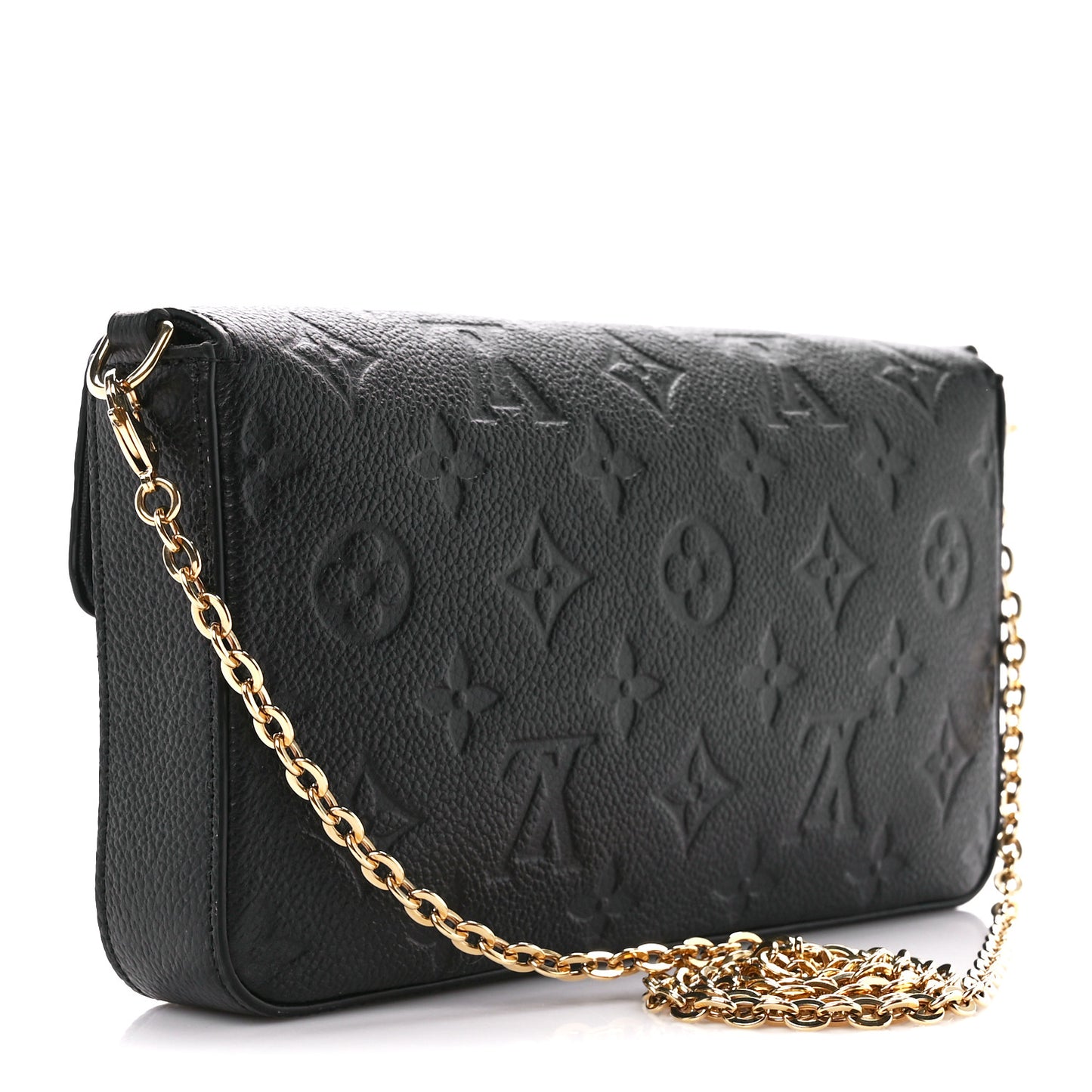 Empreinte Pochette Felicie Chain Wallet Black