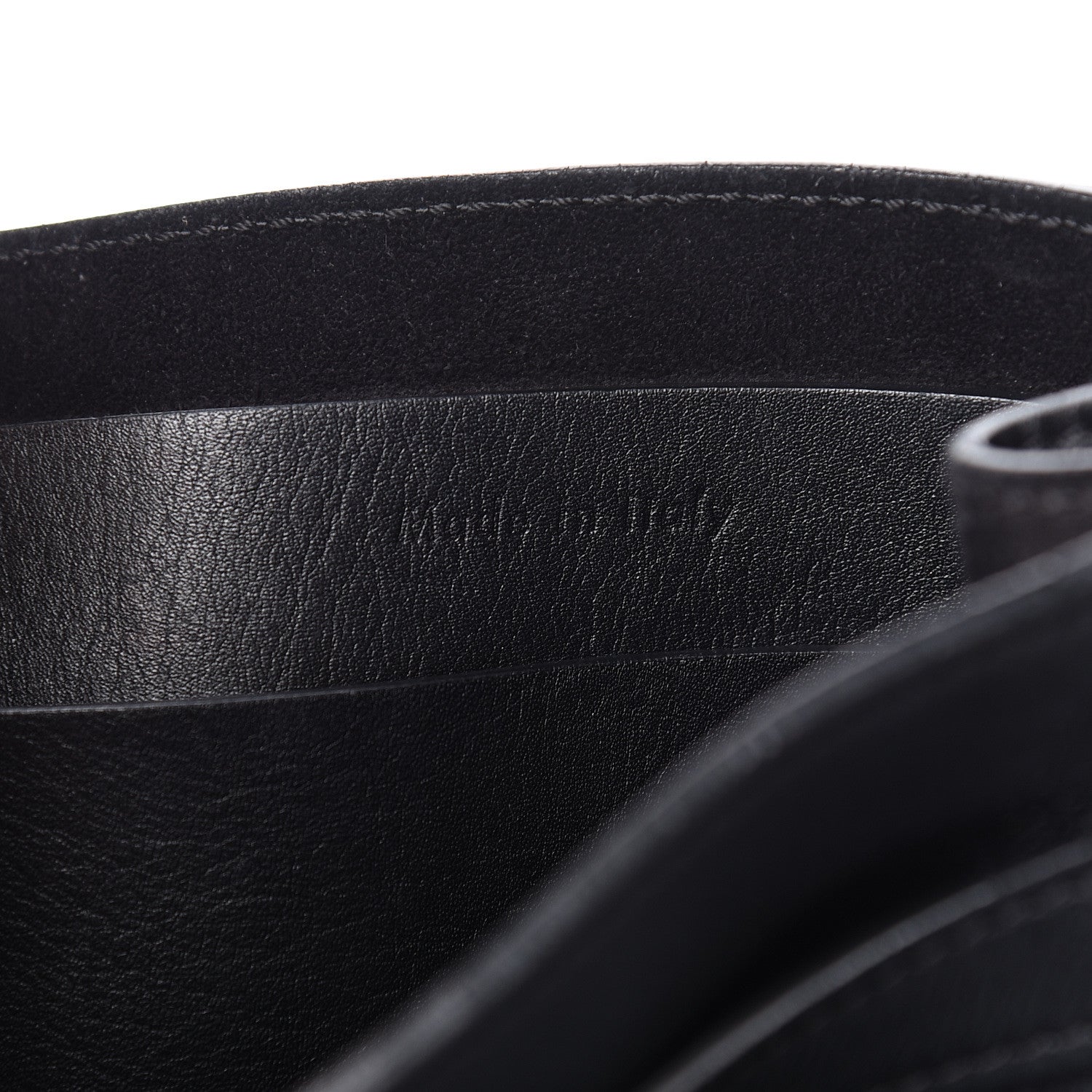 Celine Smooth Calfskin Long Strap Big Bucket Bag Black 6 of 12