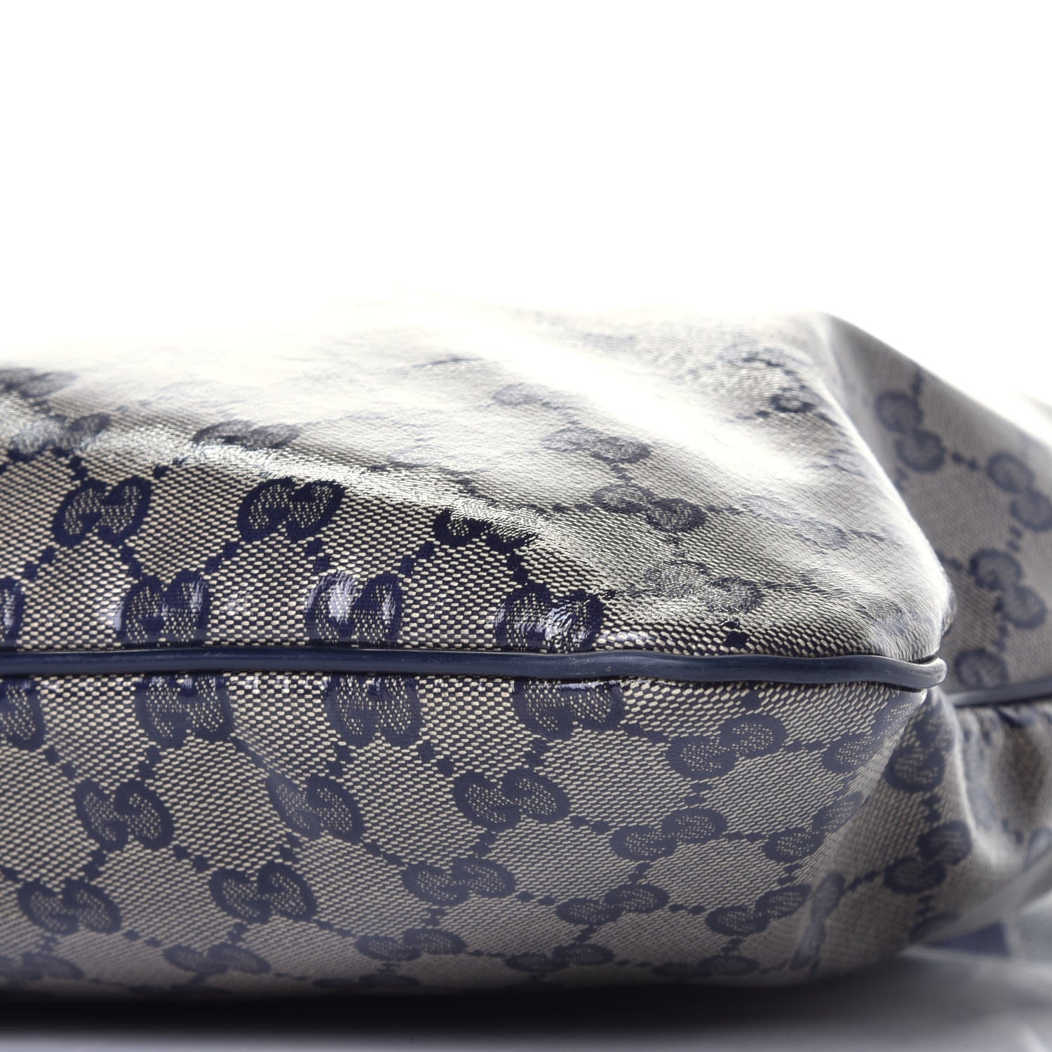 Gucci Crystal Monogram Messenger Bag Navy 9 of 10