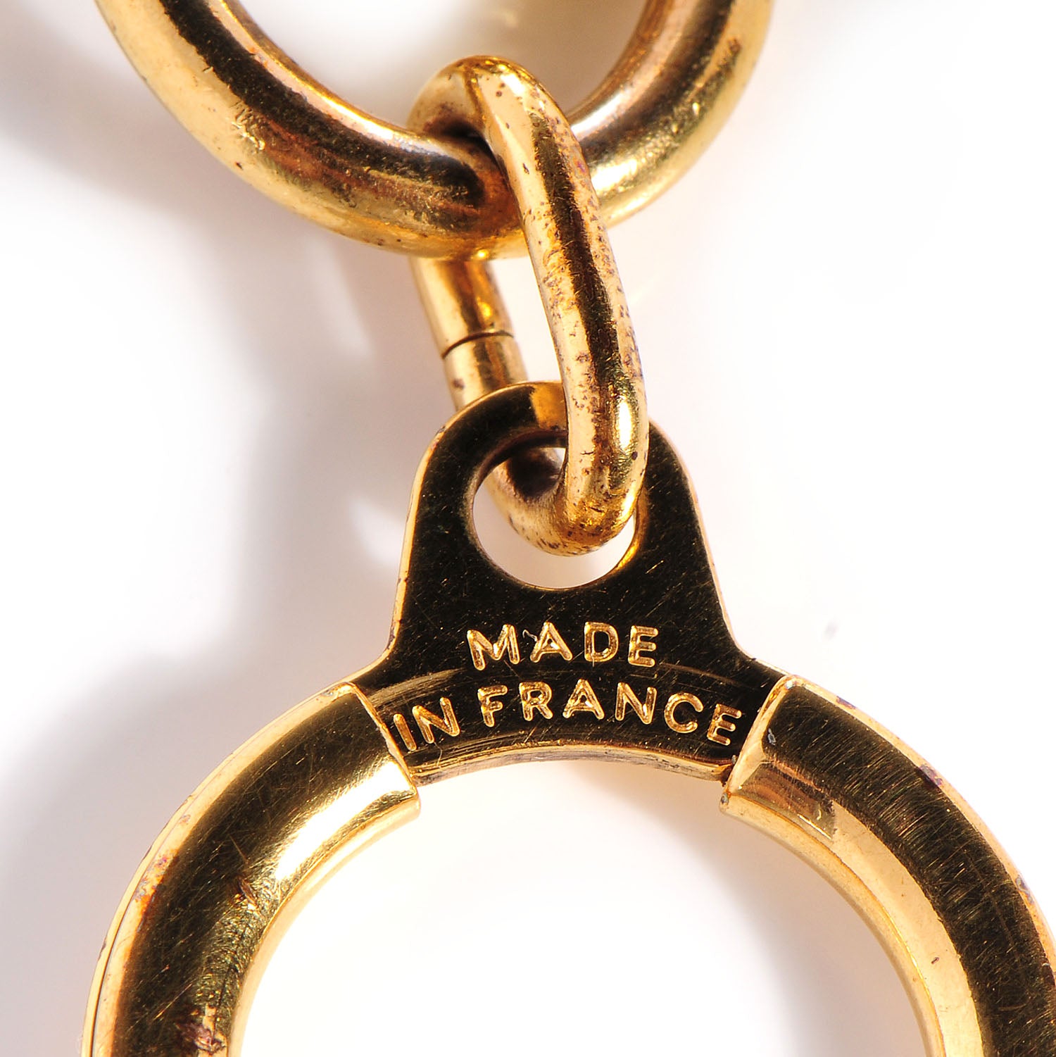 Louis Vuitton Pochette Extender Key Ring Gold 3 of 5