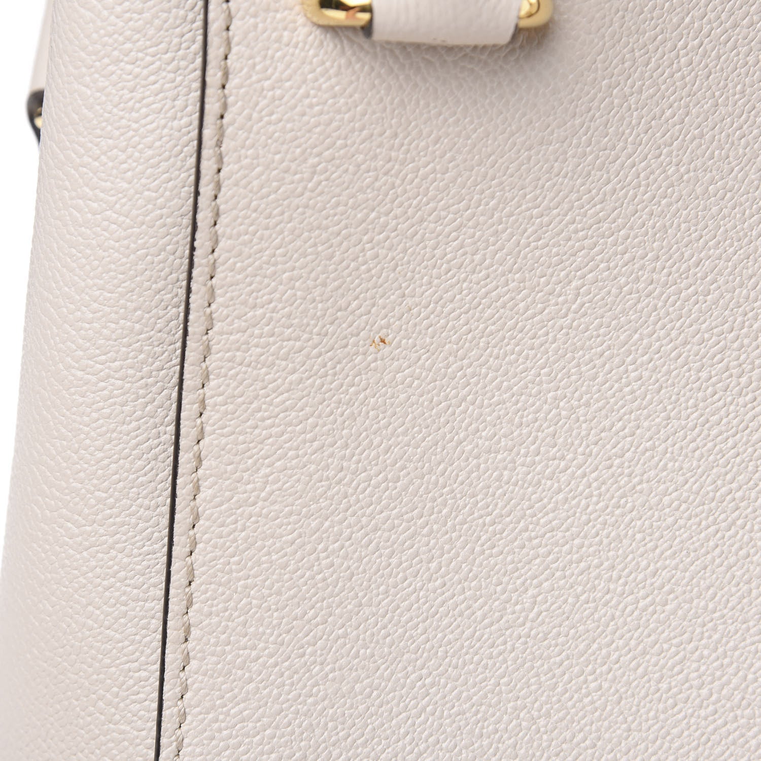 Burberry Soft Grain Calfskin Medium Buckle Tote Limestone 13 of 14