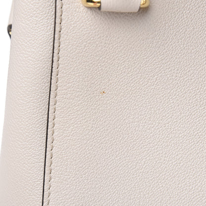 Burberry Soft Grain Calfskin Medium Buckle Tote Limestone 13 of 14