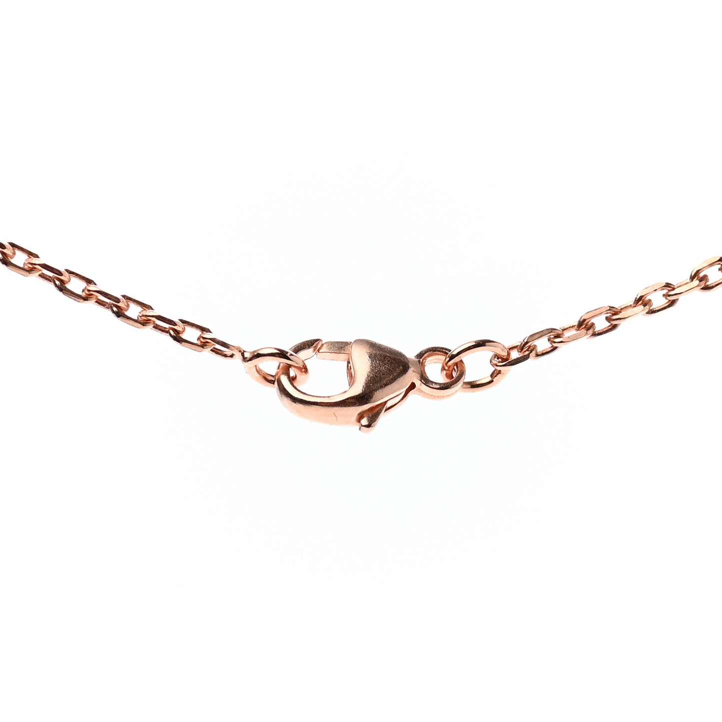 Rose Gold Mini Pop H Pendant Necklace Lilas