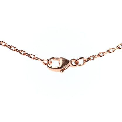 Hermes Rose Gold Mini Pop H Pendant Necklace Lilas 5 of 6