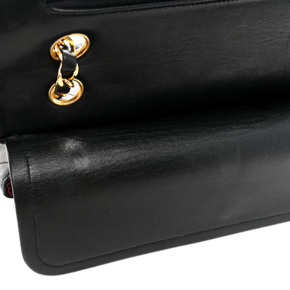 Chanel Lambskin Quilted Small Double Flap Black 11 of 14