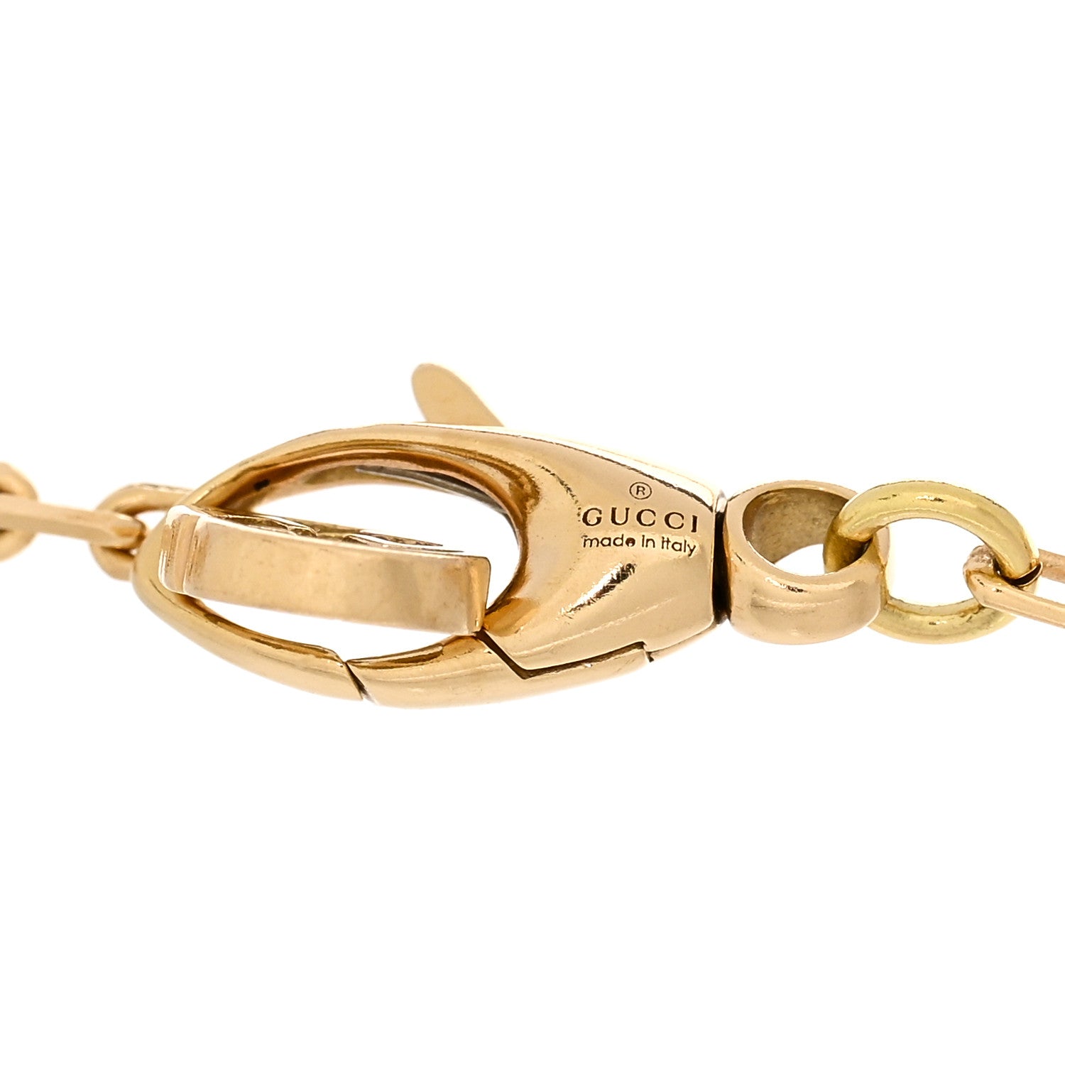 Gucci 18K Yellow Gold Interlocking G Chain Bracelet 3 of 4