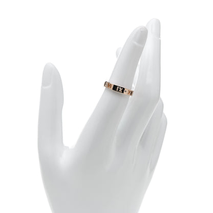 Tiffany 18K Rose Gold Diamond Atlas Pierced Ring 51 5.75 2 of 4