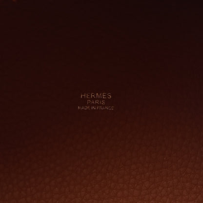Hermes Taurillon Clemence Picotin Lock 22 MM Gold 6 of 10