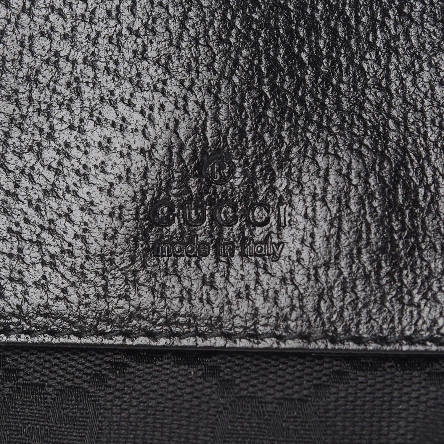 Gucci GG Monogram Double Pocket Belt Bag Black 6 of 8