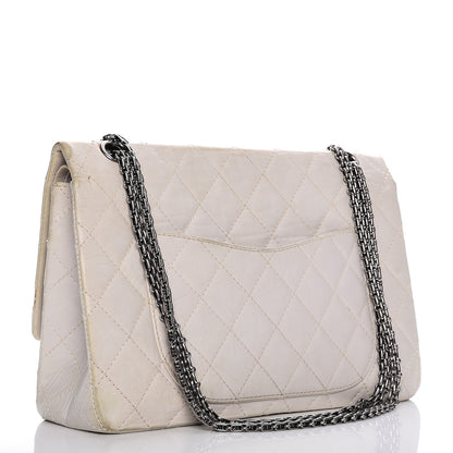 Chanel Aged Calfskin Quilted 2.55 Reissue 227 Flap White 3 of 22