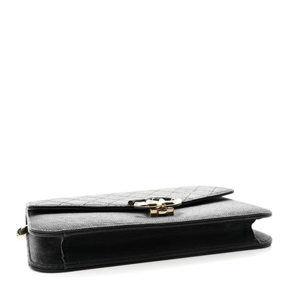 Chanel Grained Calfskin Quilted Cuba Flap Black 4 of 10