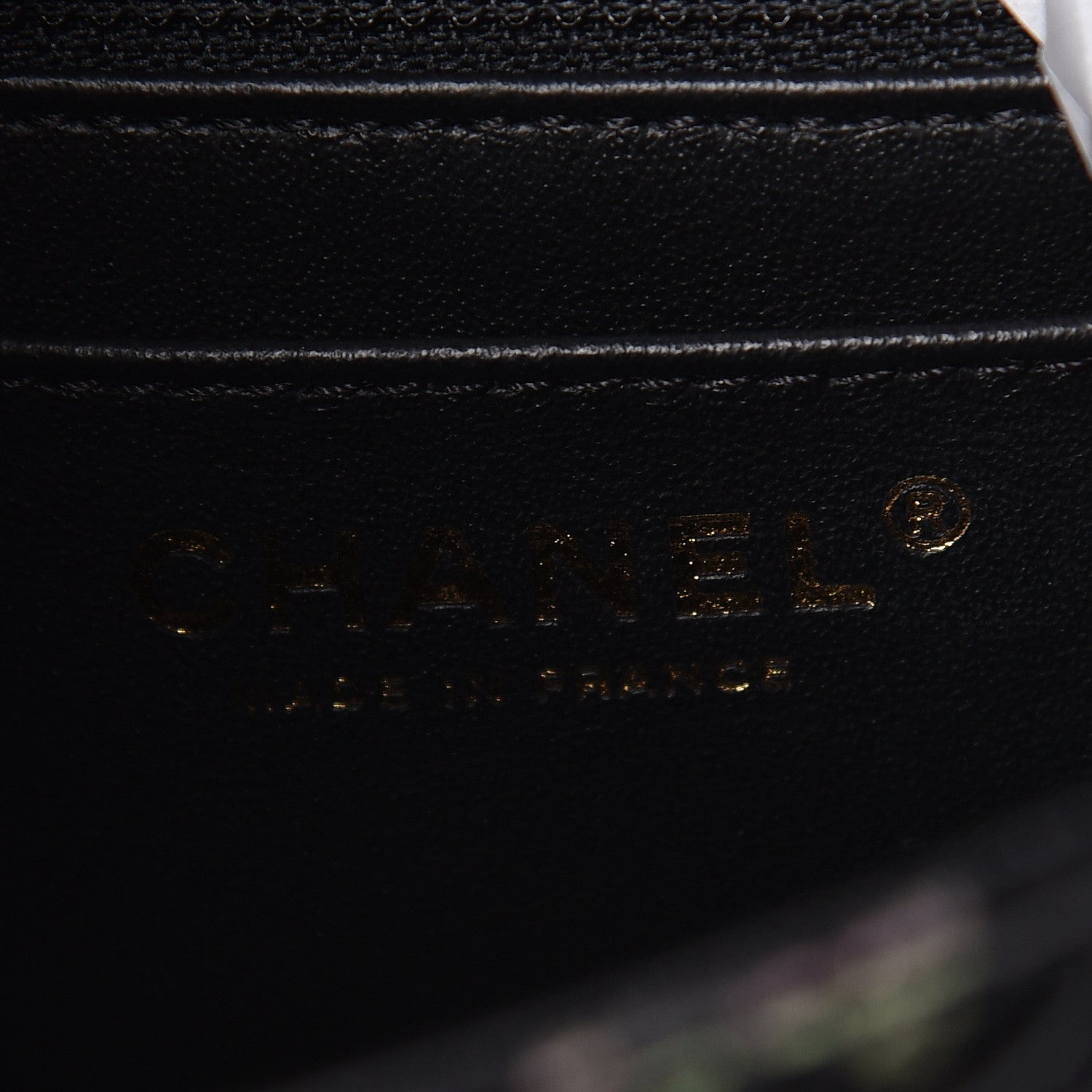 Chanel Calfskin Crocodile Embossed Graffiti 2.55 Mini Cocodile Reissue Flap Black Pink 8 of 10