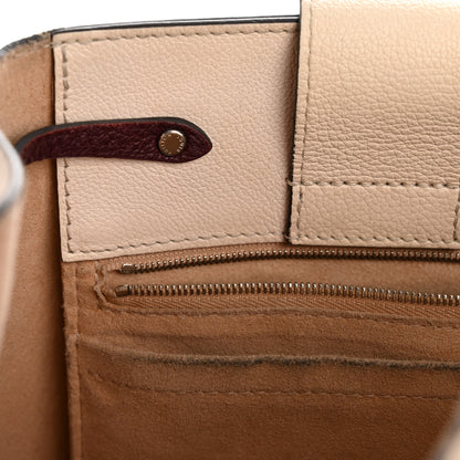 Louis Vuitton Calfskin Lockme Bucket Soie Quartz Calla 10 of 14