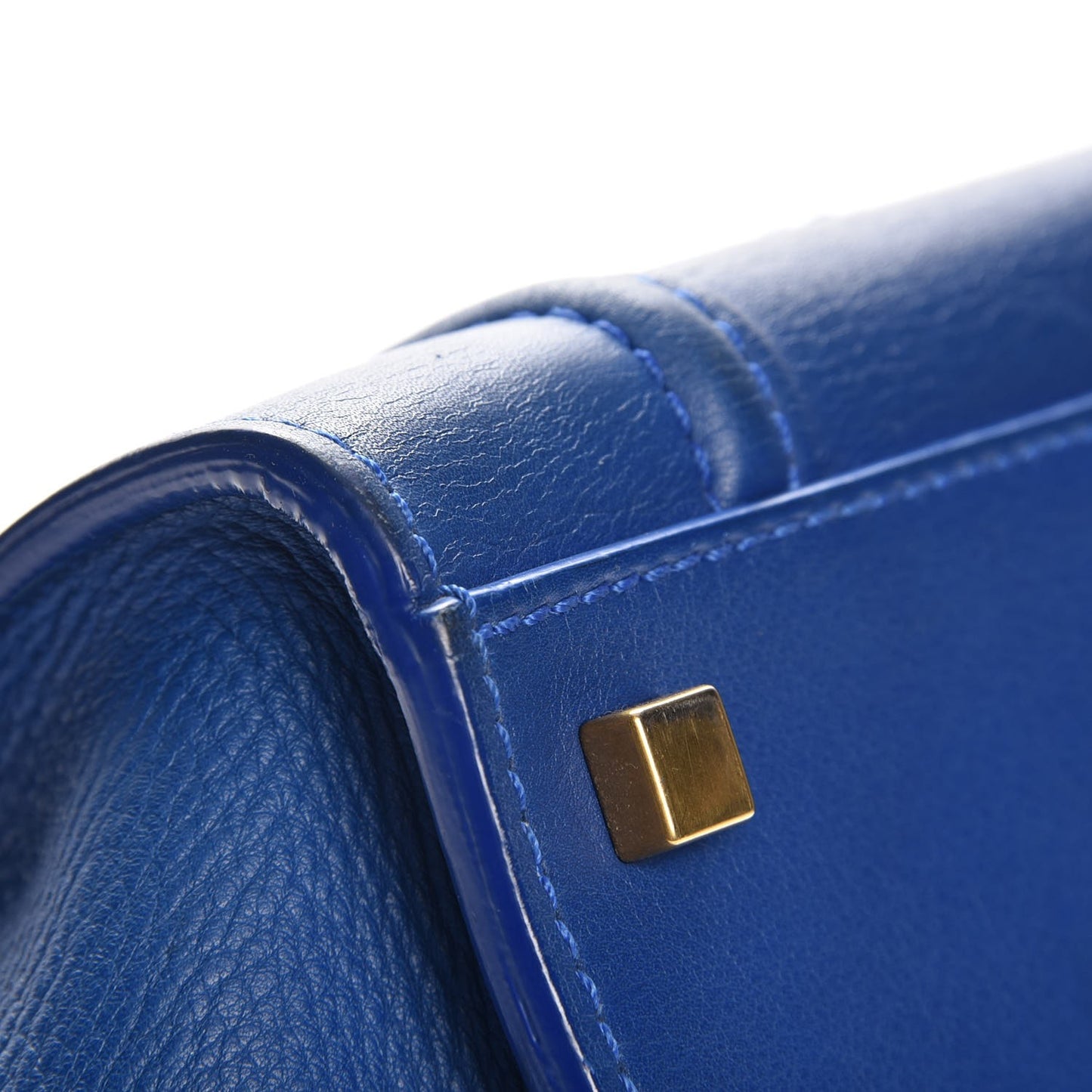 Supple Calfskin Medium Phantom Luggage Royal Blue