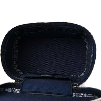 Christian Dior Oblique Diortravel Vanity Case Blue 5 of 10