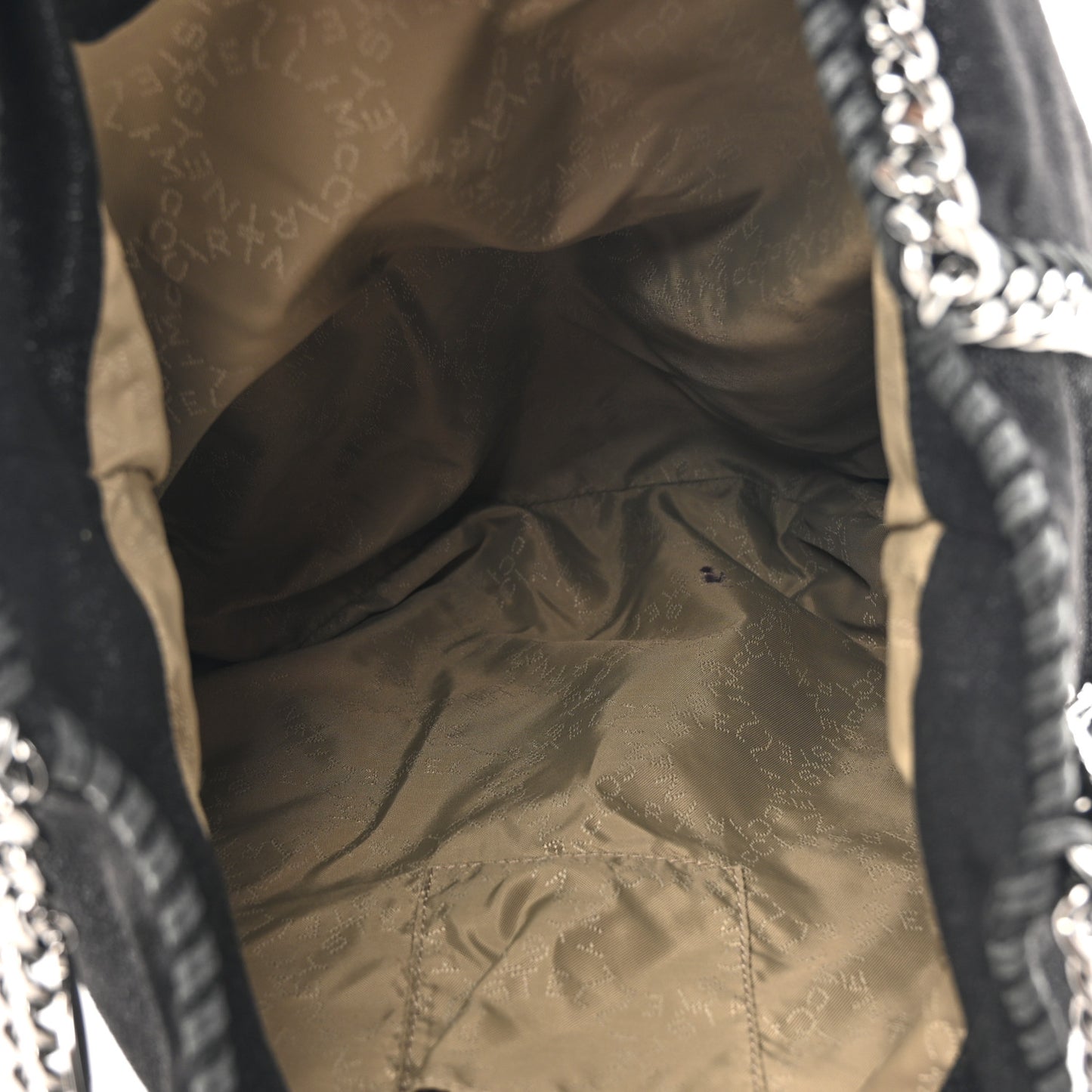 Shaggy Deer Small Falabella Tote Black