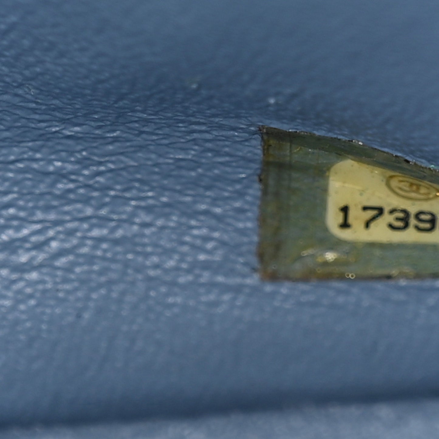 Patent Quilted Maxi Double Flap Light Blue