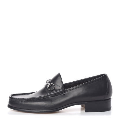 Gucci Calfskin Mens 1953 Horsebit Loafers 12.5 Black 1 of 12