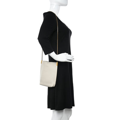 Saint Laurent Calfskin Mini Suzanne Hobo Cream 2 of 11