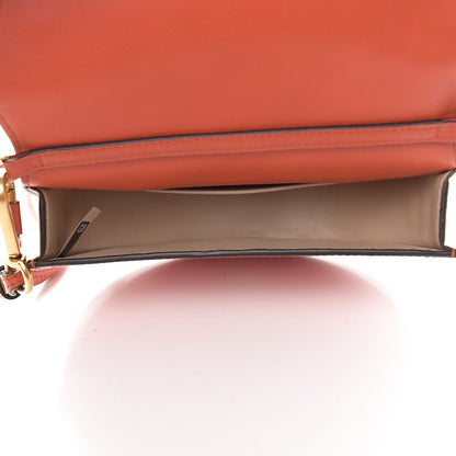 Chloe Calfskin Small Nile Bracelet Minaudiere Bag Sepia Red 4 of 9