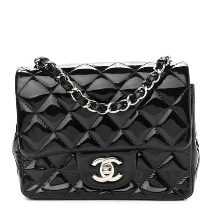 Chanel Patent Calfskin Quilted Mini Square Flap Black 1 of 10