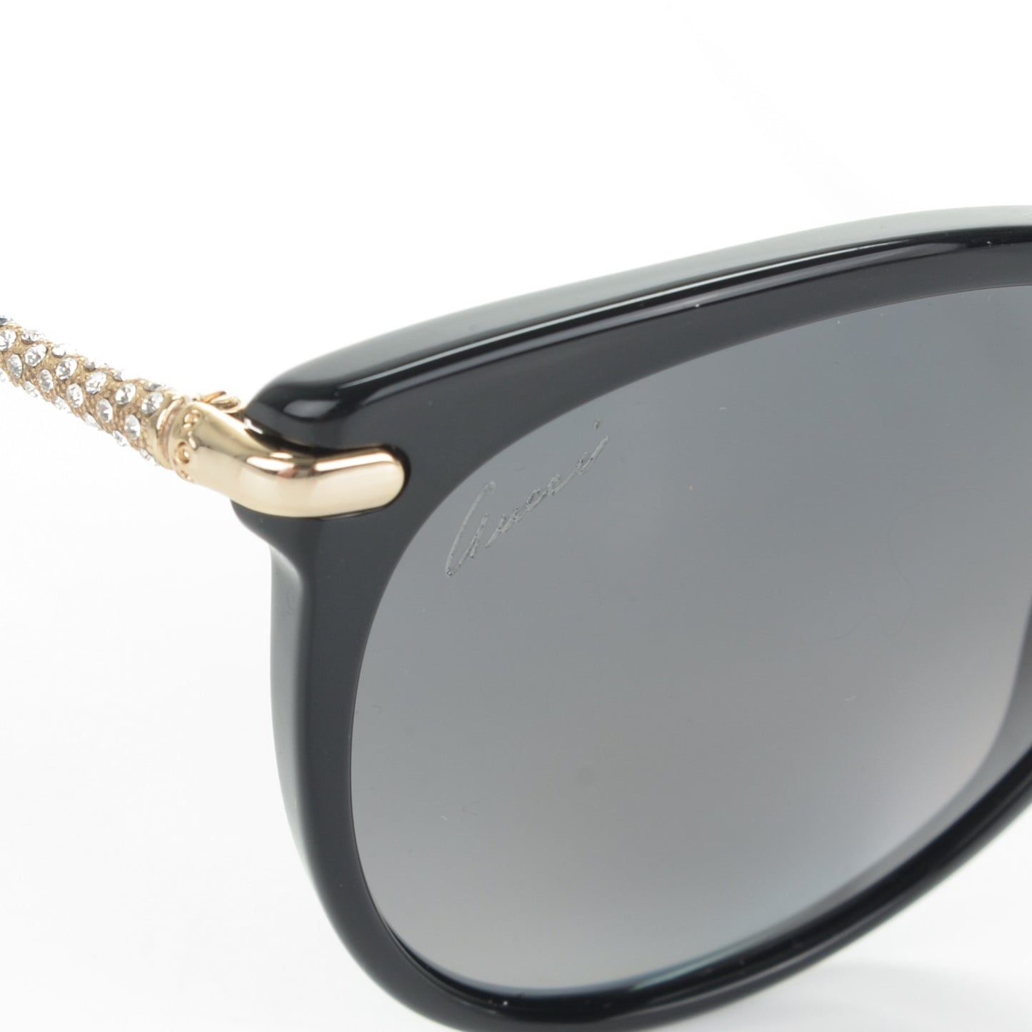 Crystal Bamboo Cat Eye GG 3771/N/F/S Sunglasses Gold
