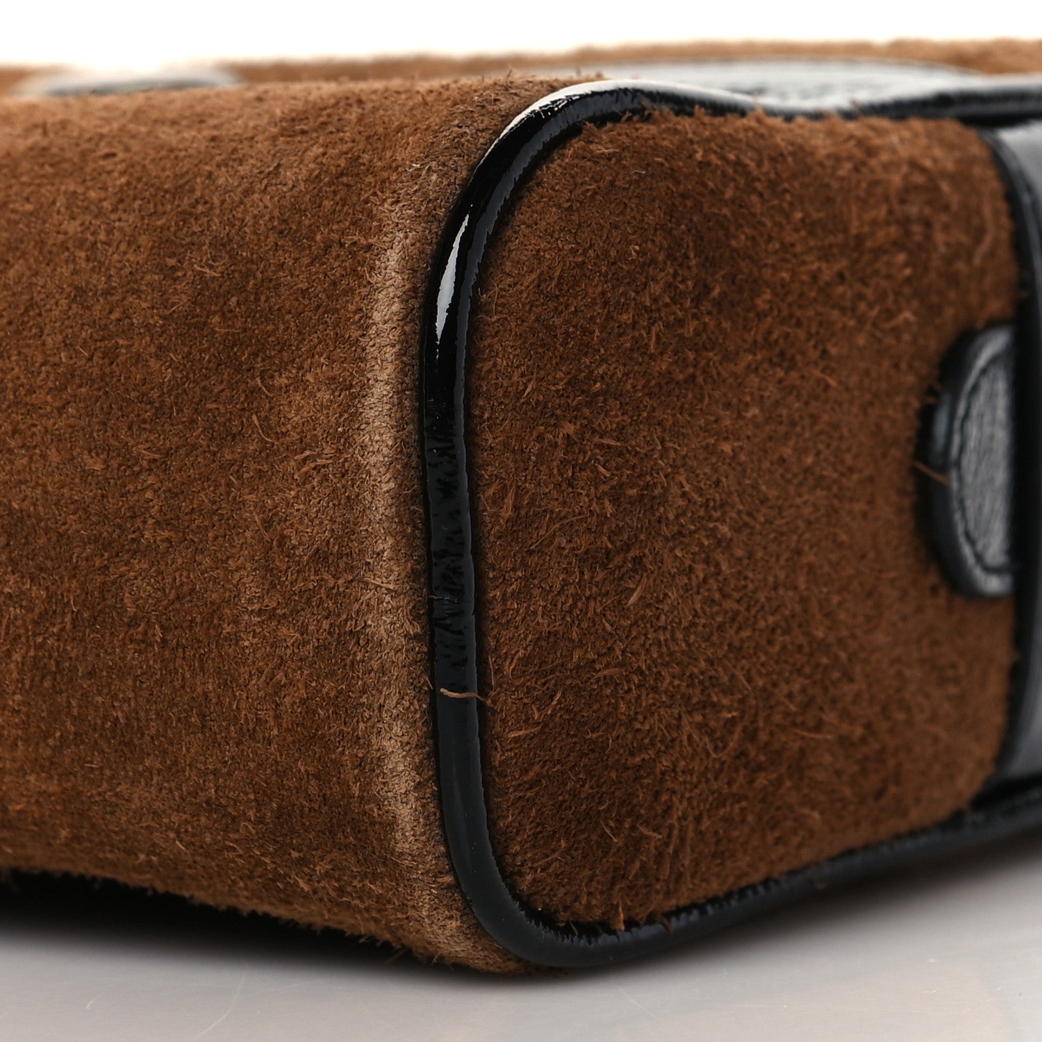 Gucci Suede Small Ophidia Belt Bag 85 34 Brown 10 of 10