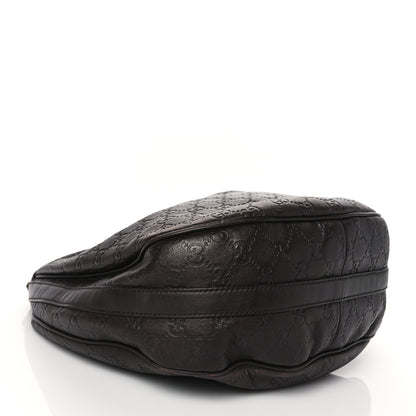Gucci Guccissima Medium GG Twins Hobo Dark Brown 3 of 12