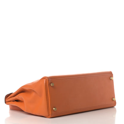 Hermes Gulliver Kelly Retourne 32 Orange 4 of 23