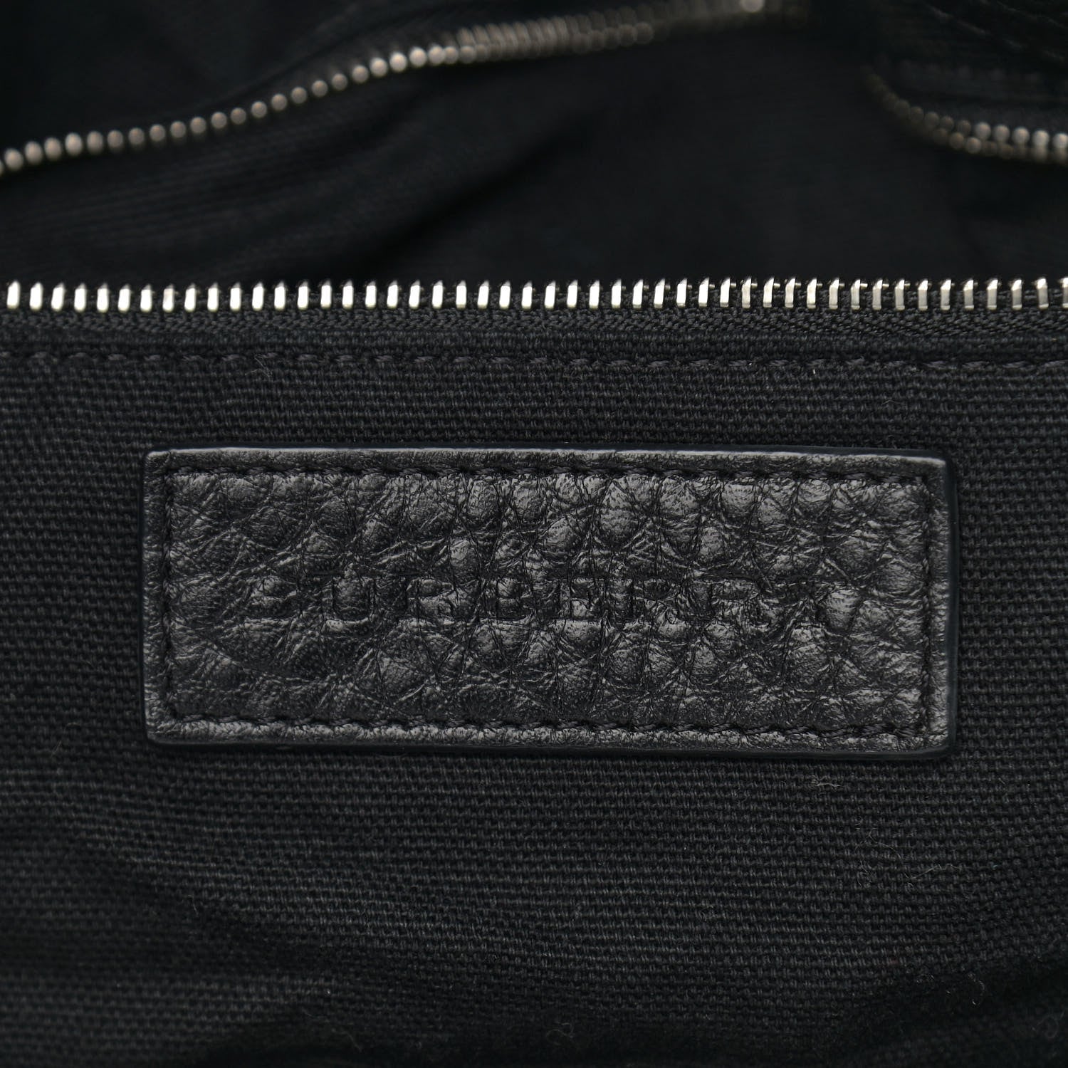 Burberry Calfskin Studded Medium Susanna Hobo Black 6 of 17