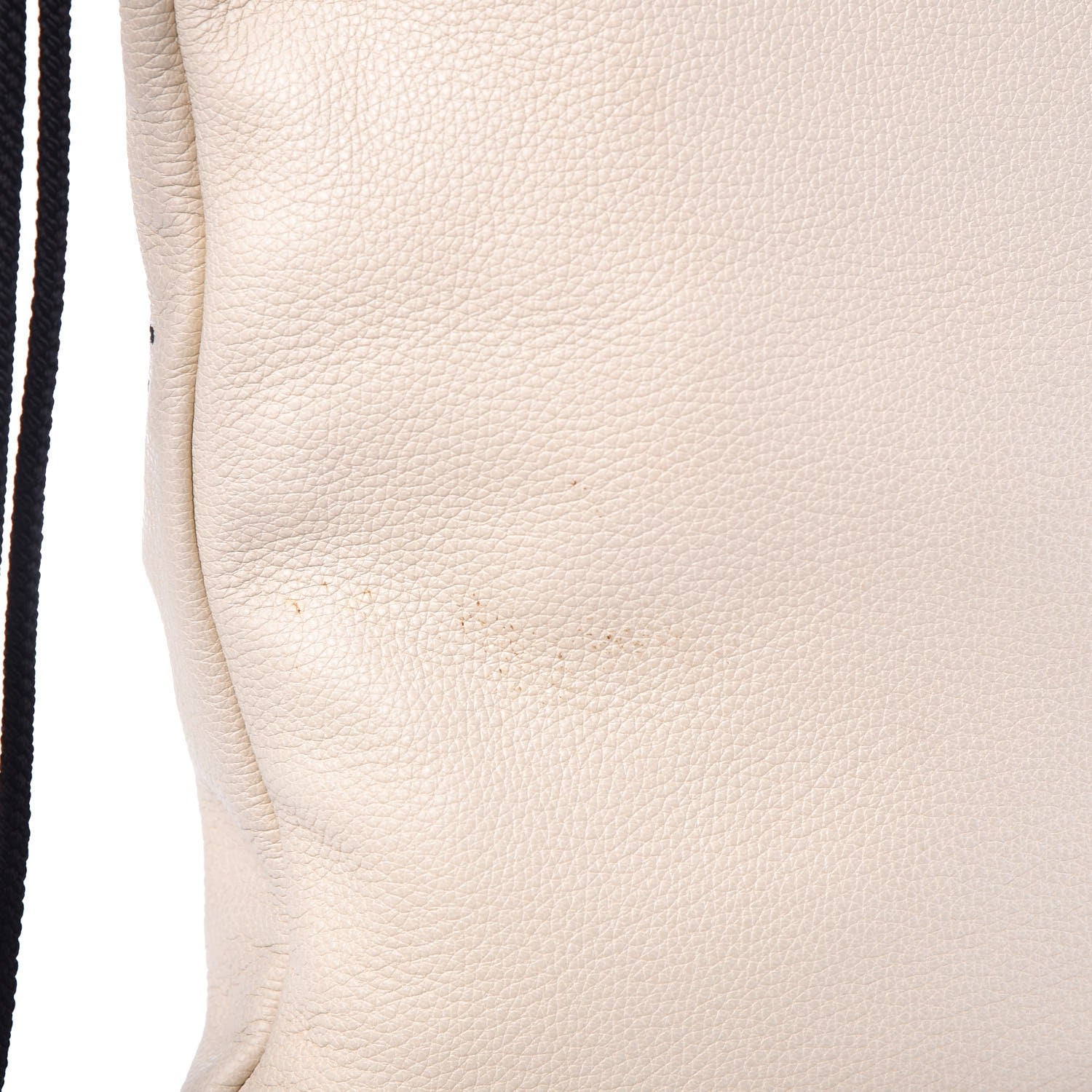 Gucci Calfskin Coco Capitan Logo Drawstring Backpack Mystic White 9 of 9
