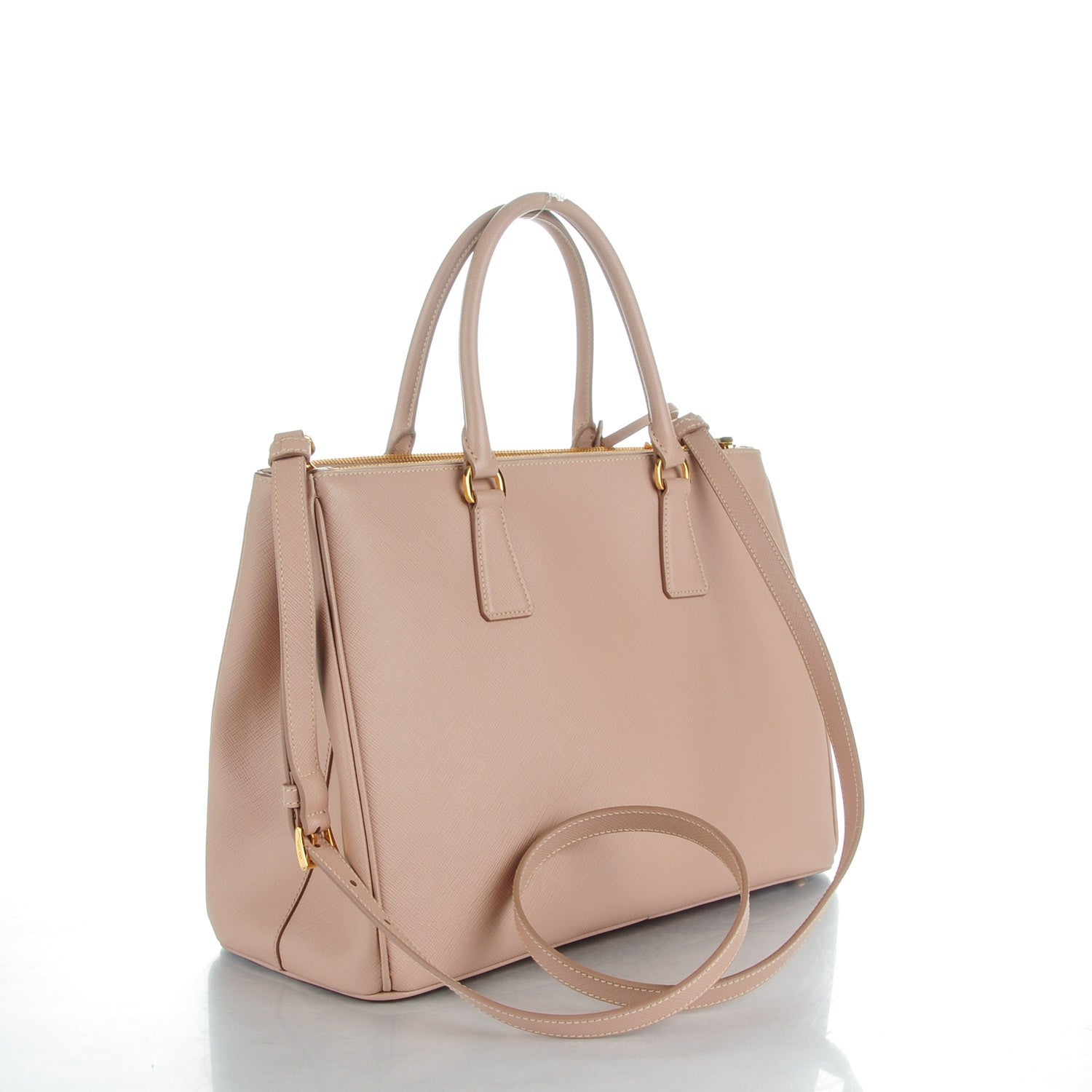 Prada Saffiano Large Galleria Double Zip Tote Cammeo 3 of 8