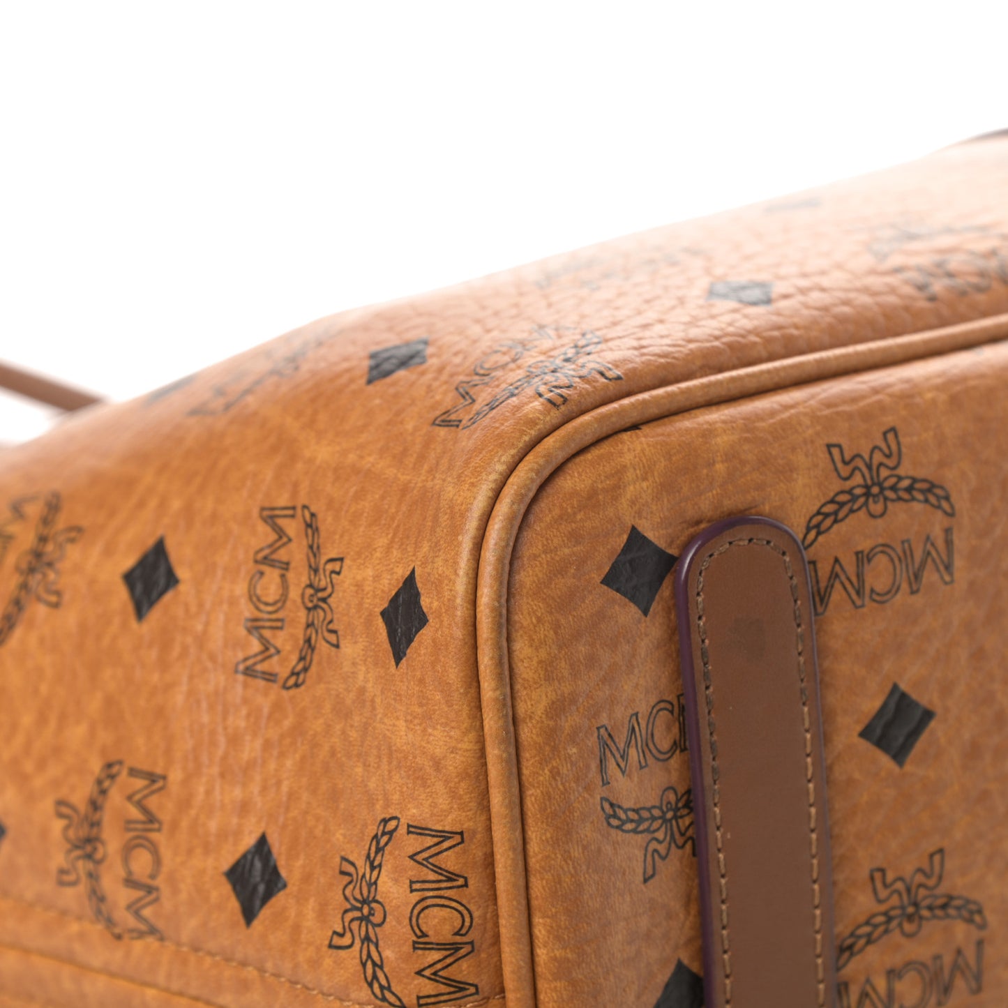 Visetos Medium Liz Reversible Shopper Tote Cognac