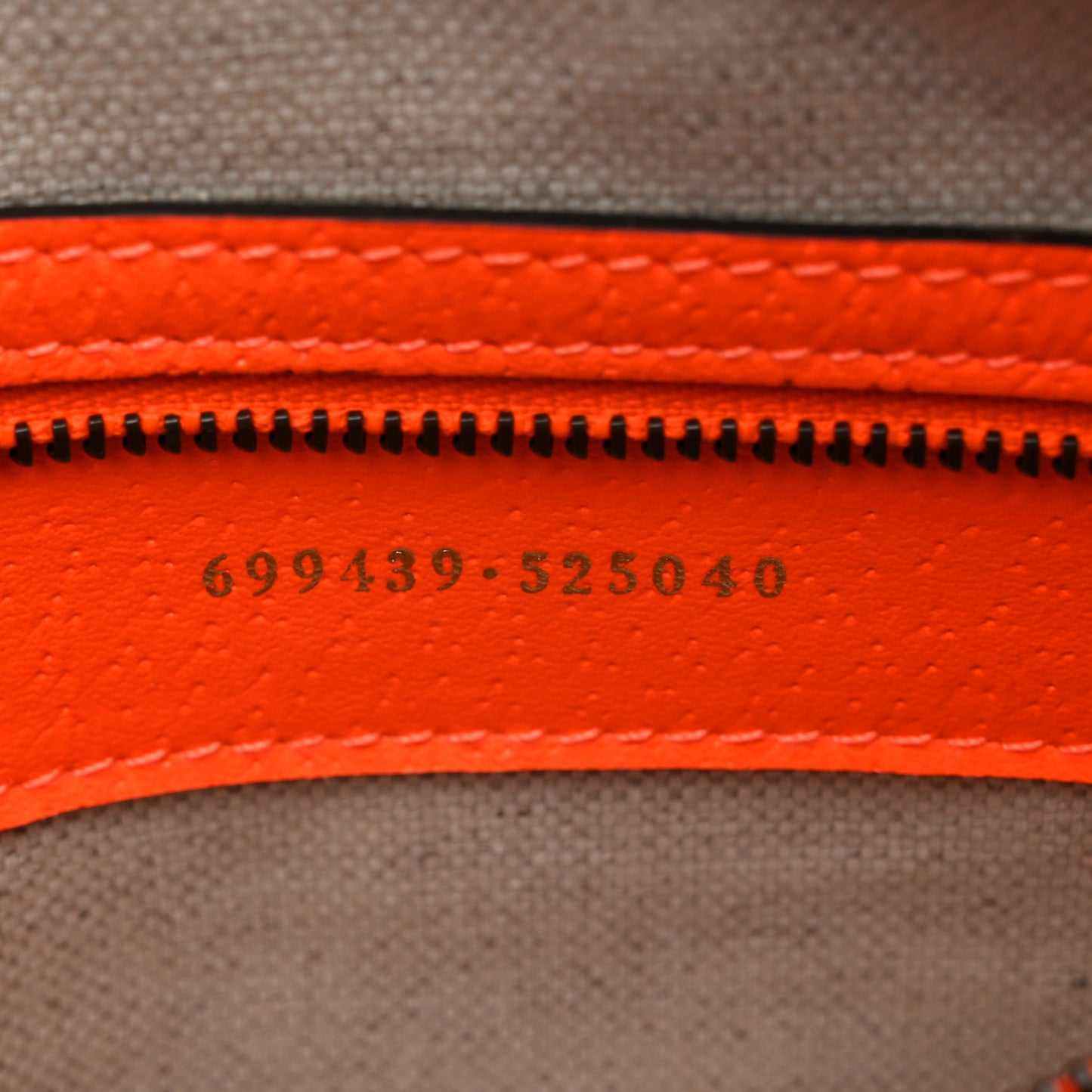 GG Supreme Monogram Textured Dollar Calfskin Web Ophidia Wristlet Shoulder Bag Beige Ebony Orange